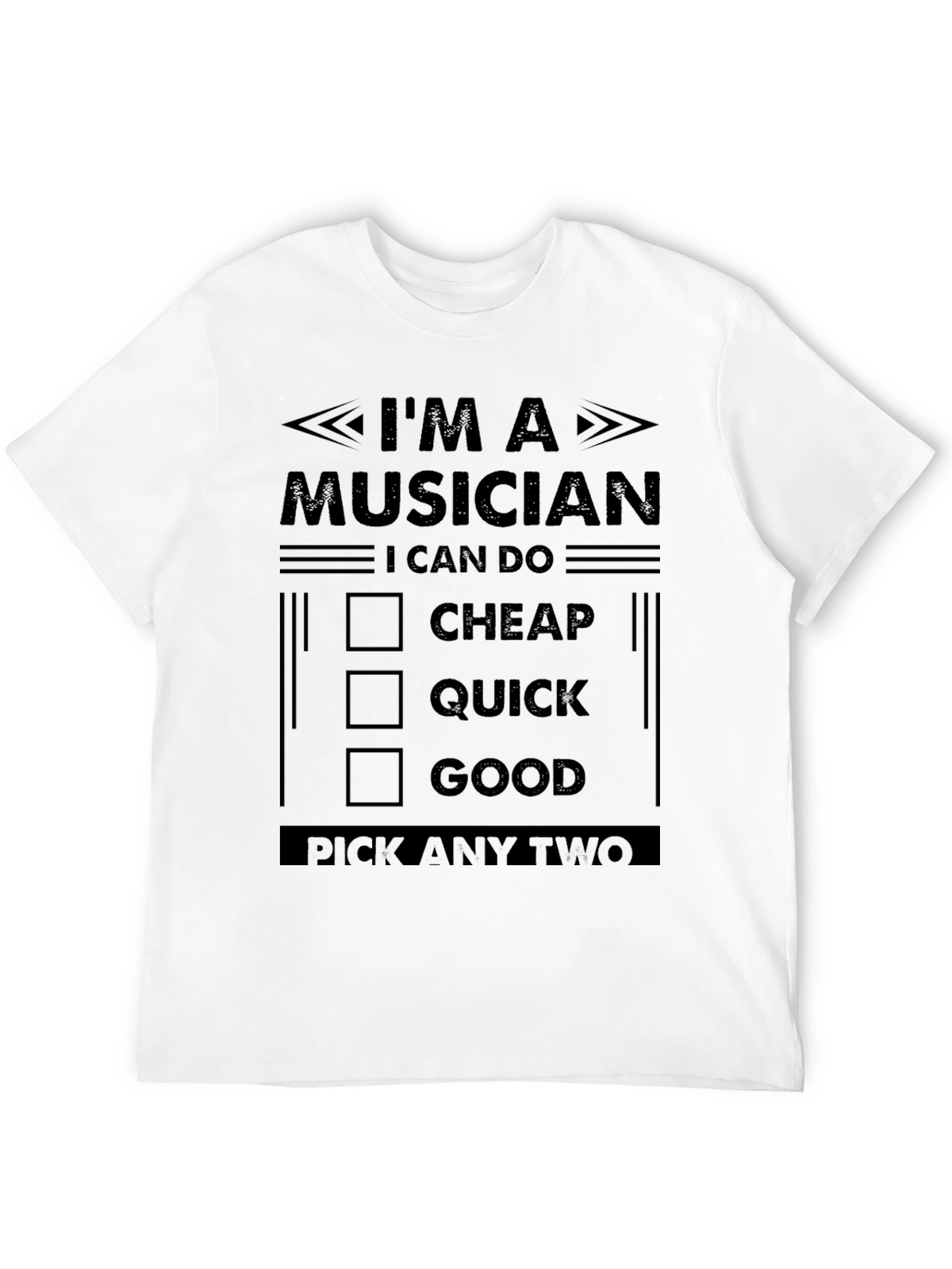 Musician Pick Two Funny T-Shirt