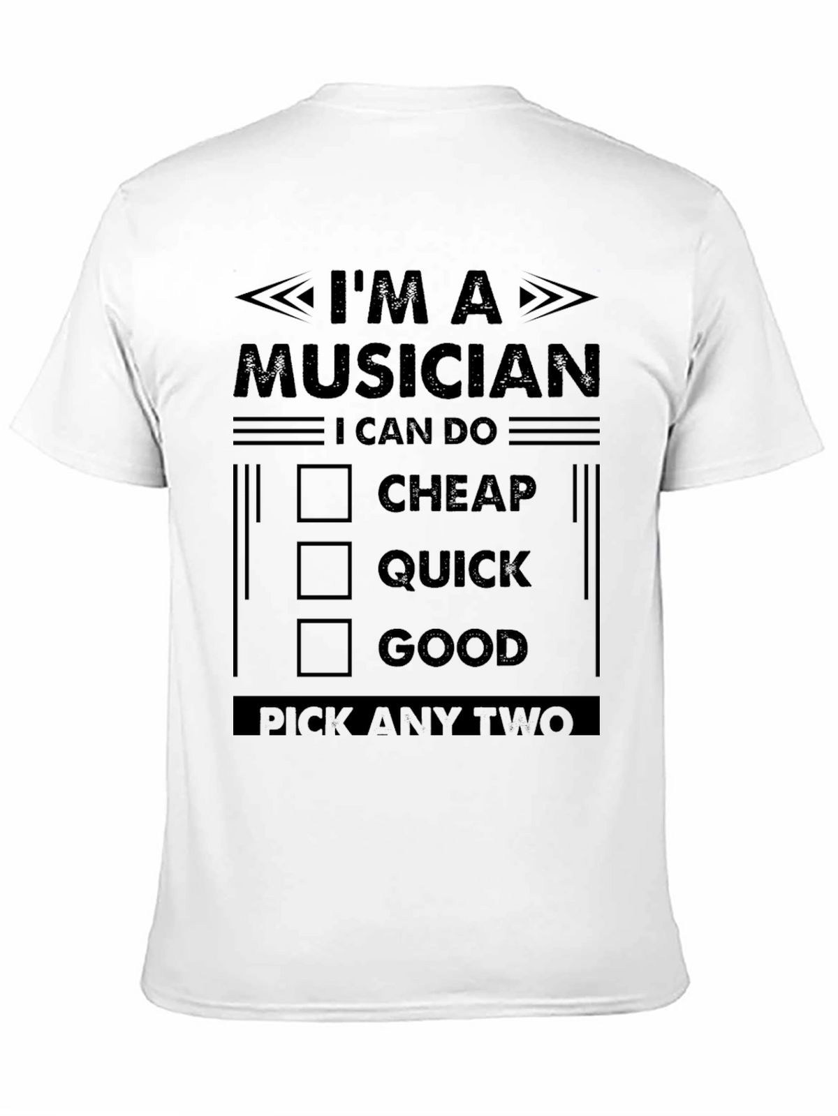 Musician Pick Two Funny T-Shirt