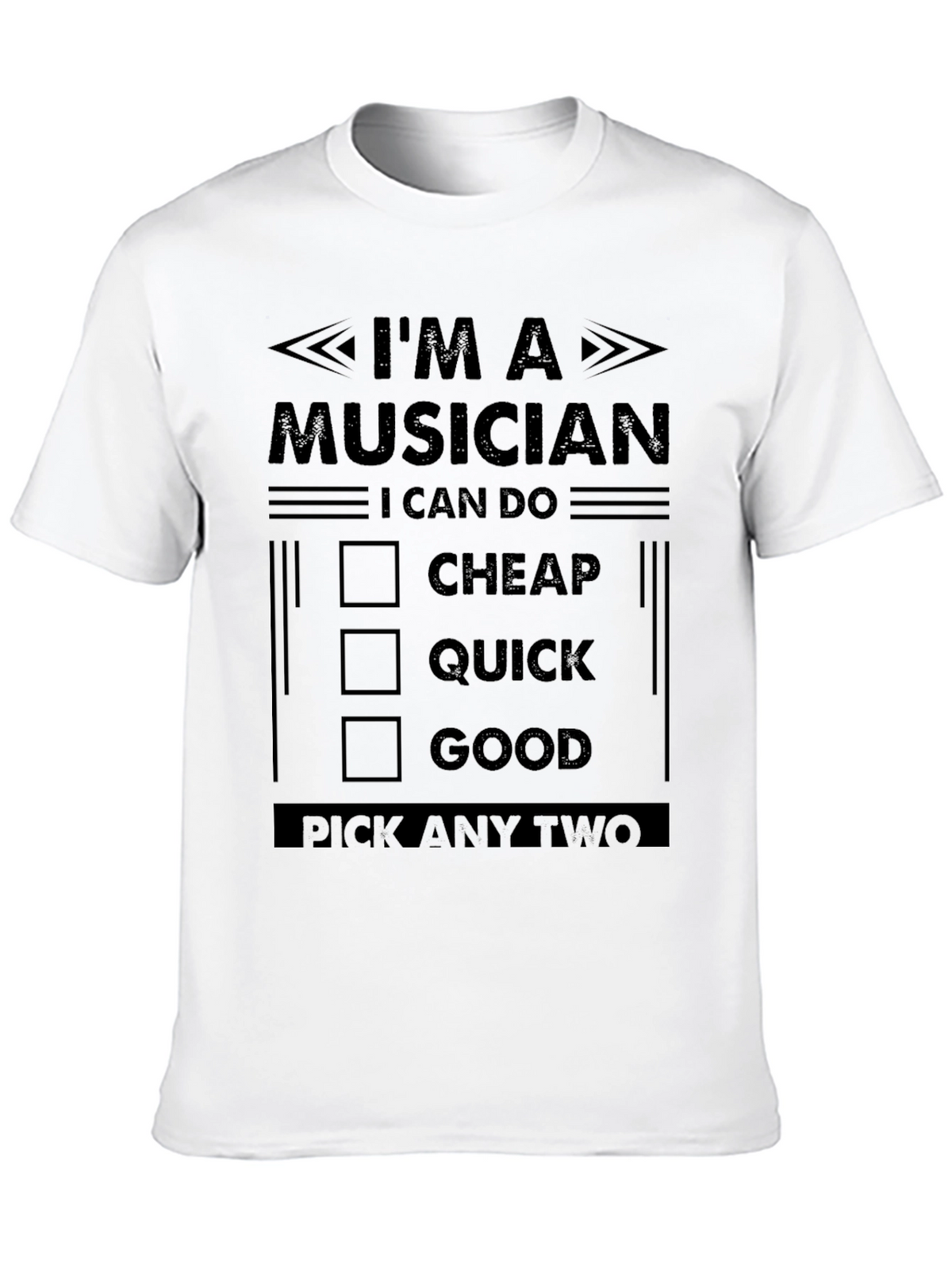 Musician Pick Two Funny T-Shirt