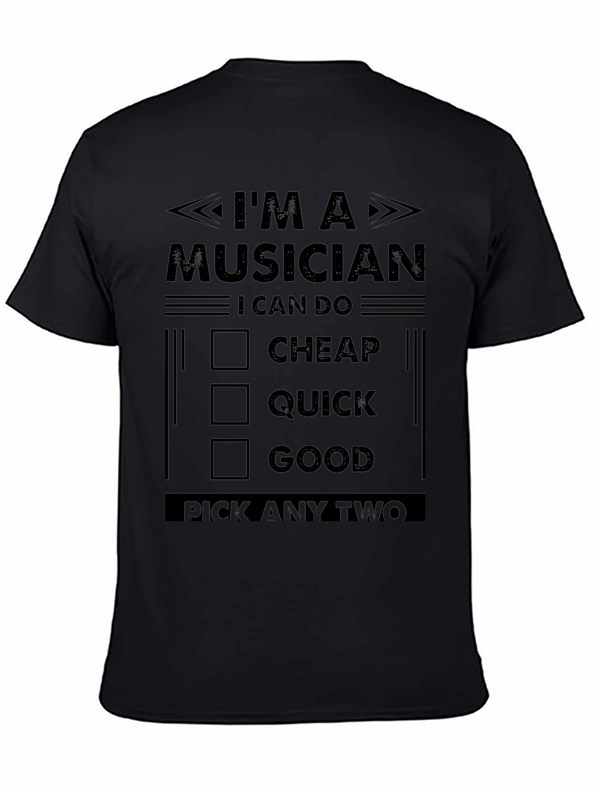 Musician Pick Two Funny T-Shirt