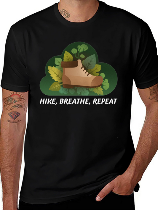 Hike Breathe Repeat Graphic Tee