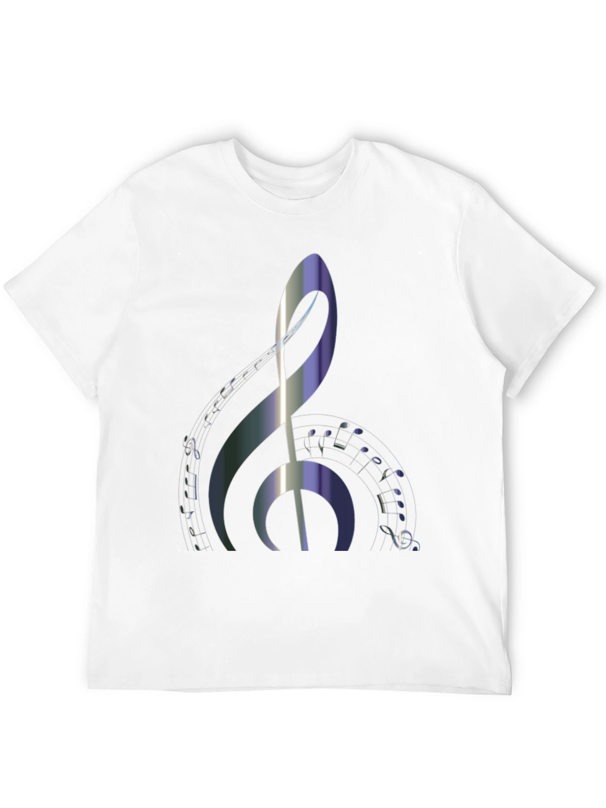 Musical Treble Clef Graphic T-Shirt