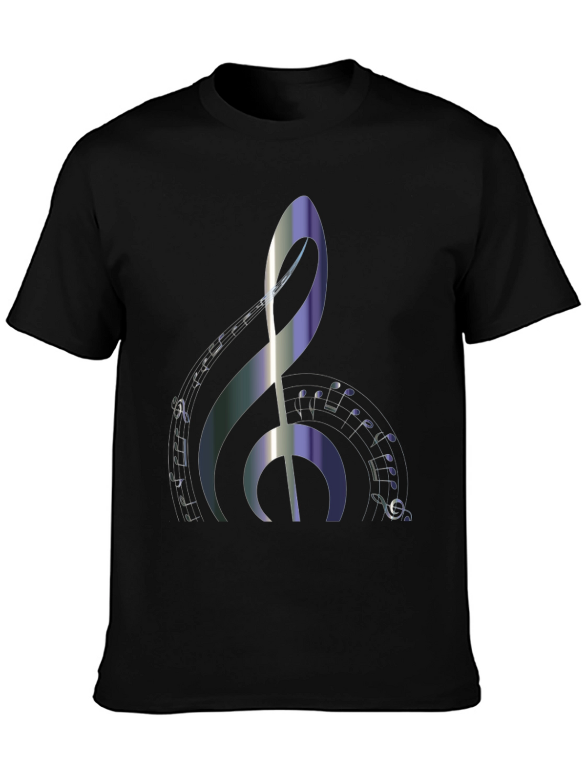 Musical Treble Clef Graphic T-Shirt