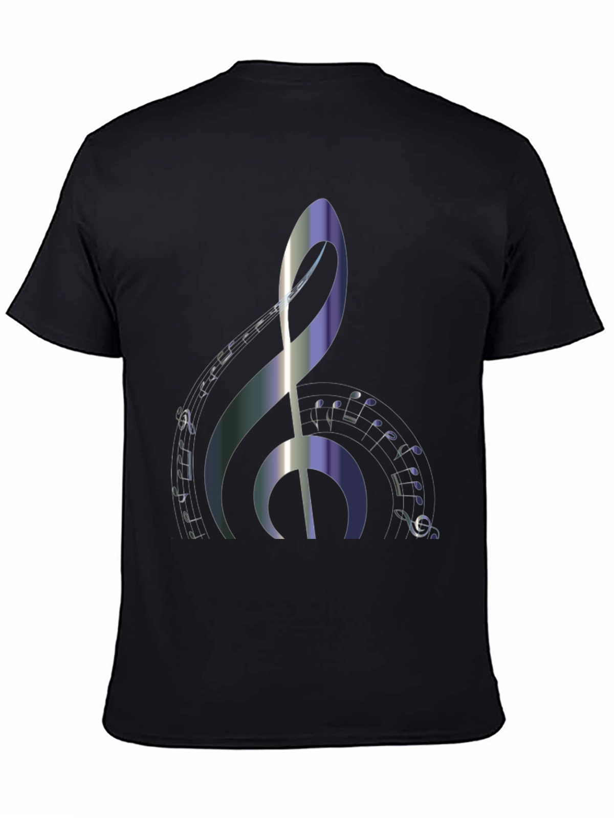 Musical Treble Clef Graphic T-Shirt