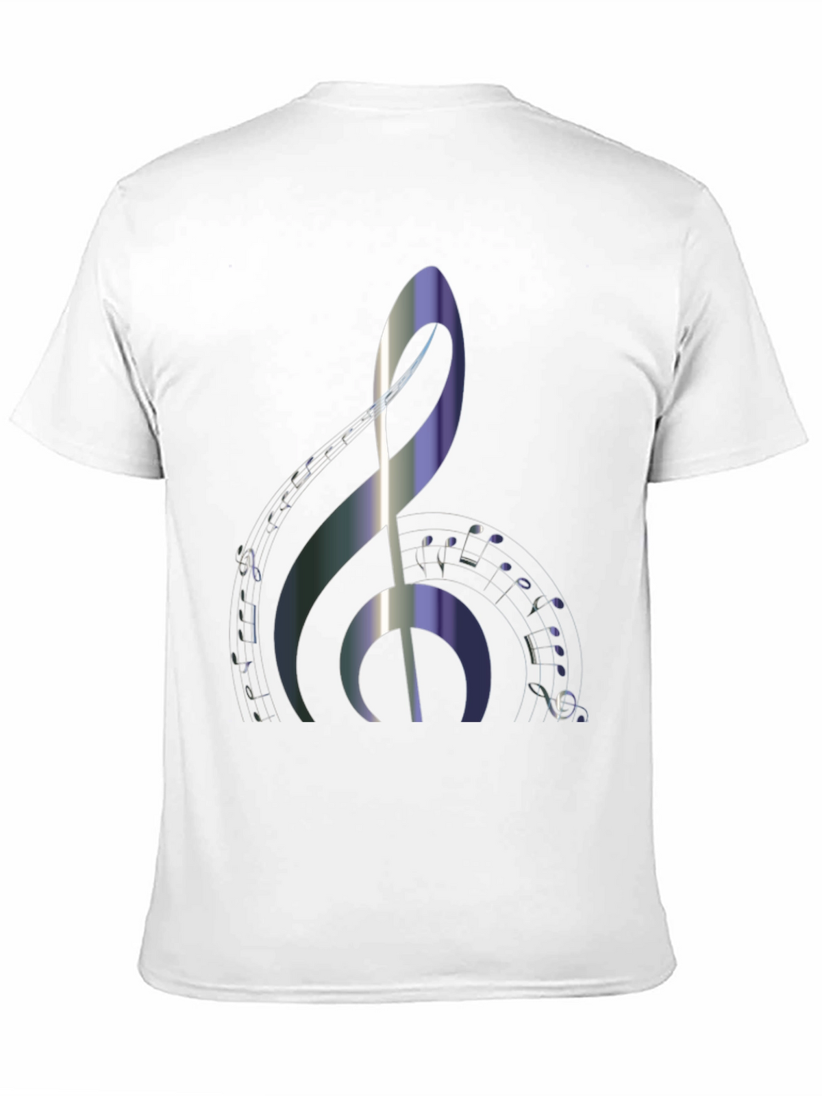 Musical Treble Clef Graphic T-Shirt