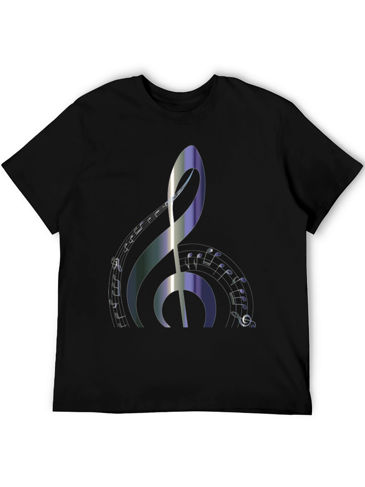 Musical Treble Clef Graphic T-Shirt