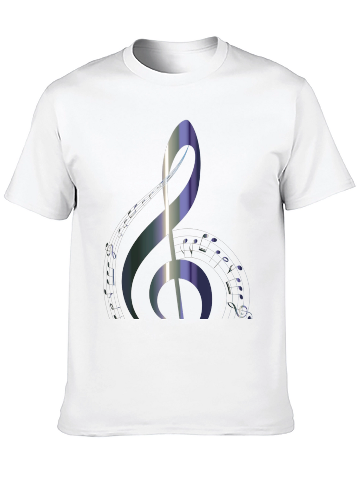 Musical Treble Clef Graphic T-Shirt