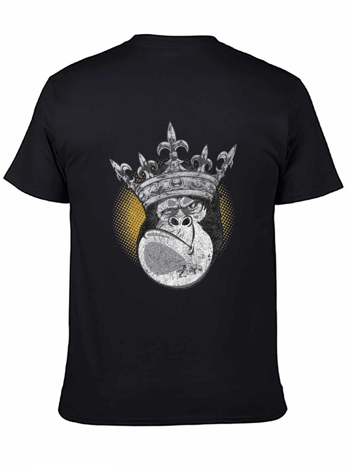 King Kong Graphic Tee - Black Cotton T-Shirt