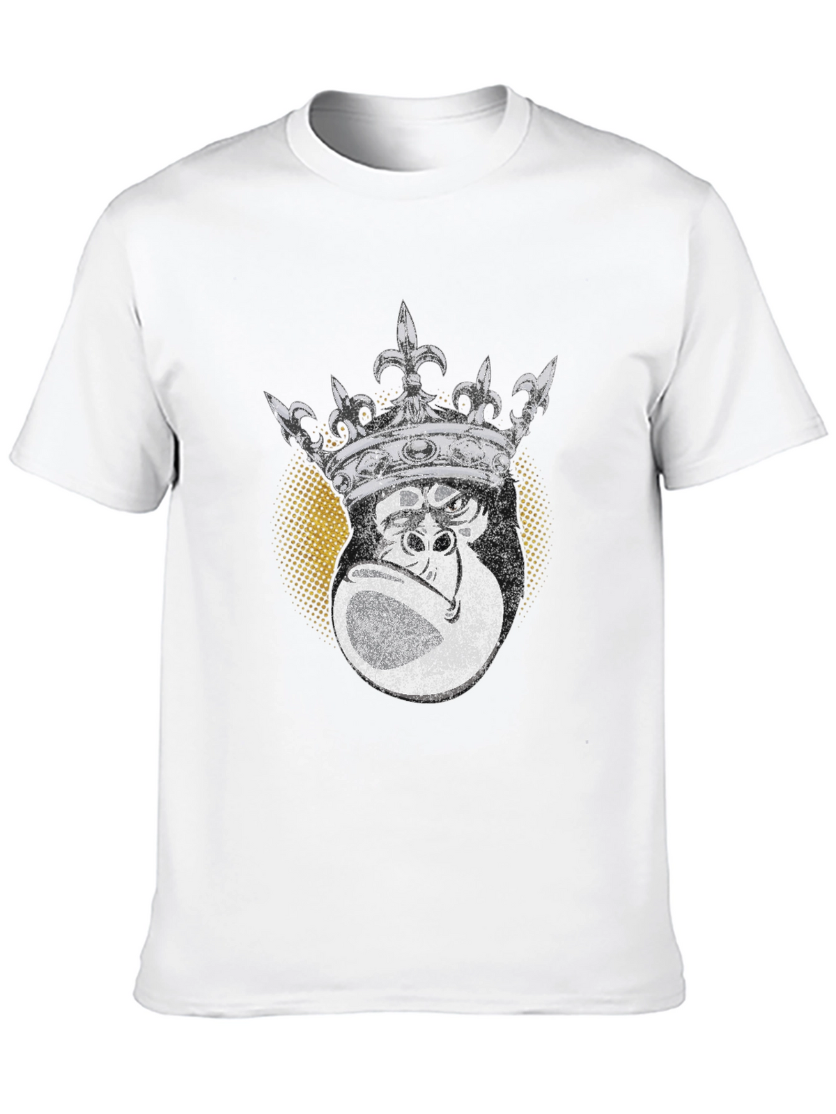 King Kong Graphic Tee - Black Cotton T-Shirt