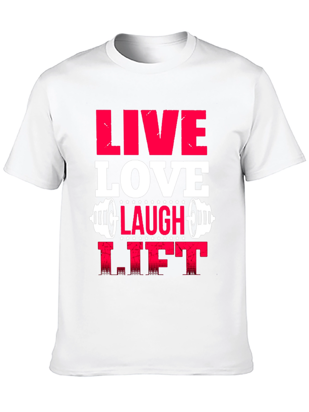 Live Love Laugh Lift Graphic Tee - Black