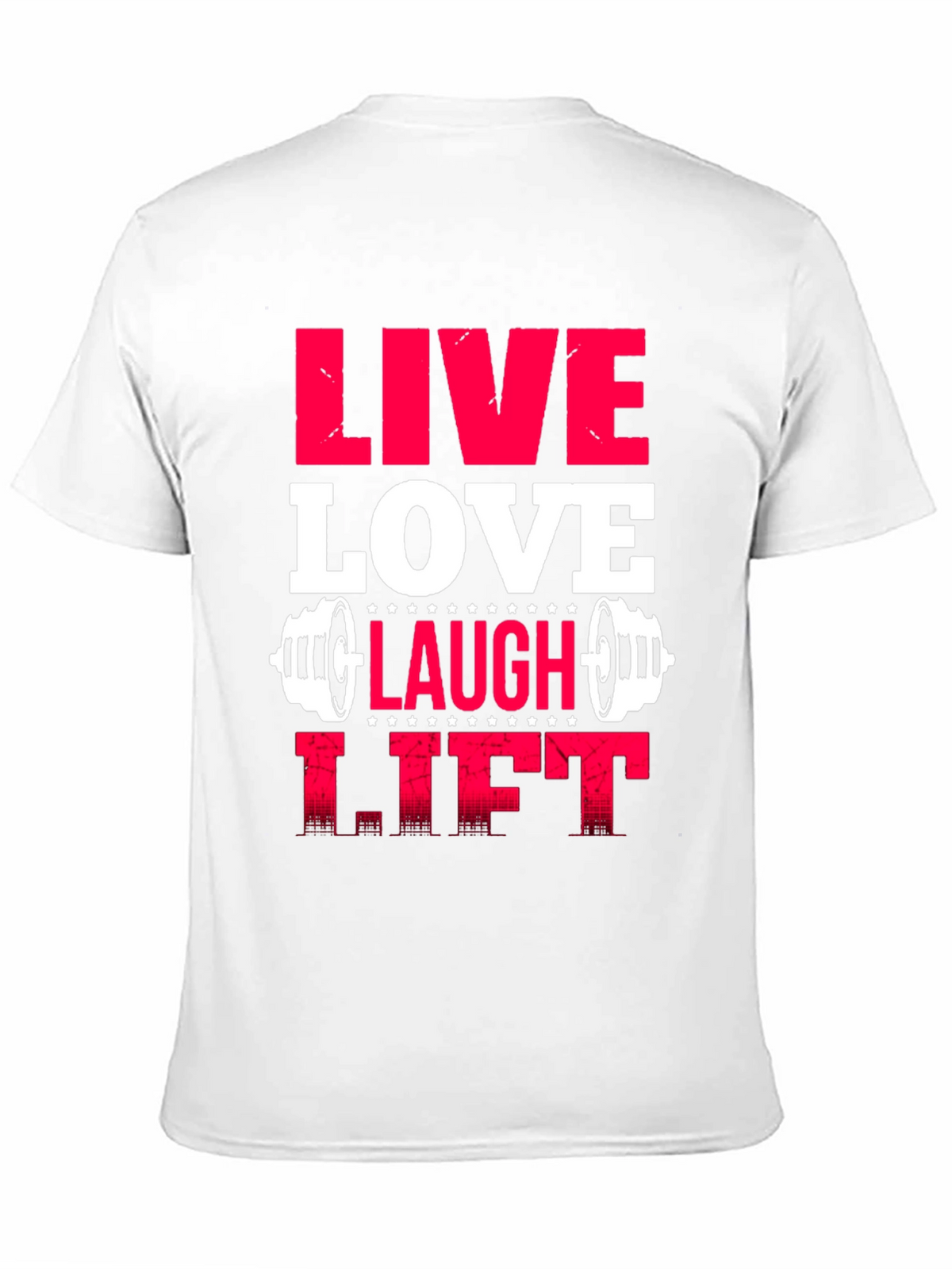 Live Love Laugh Lift Graphic Tee - Black