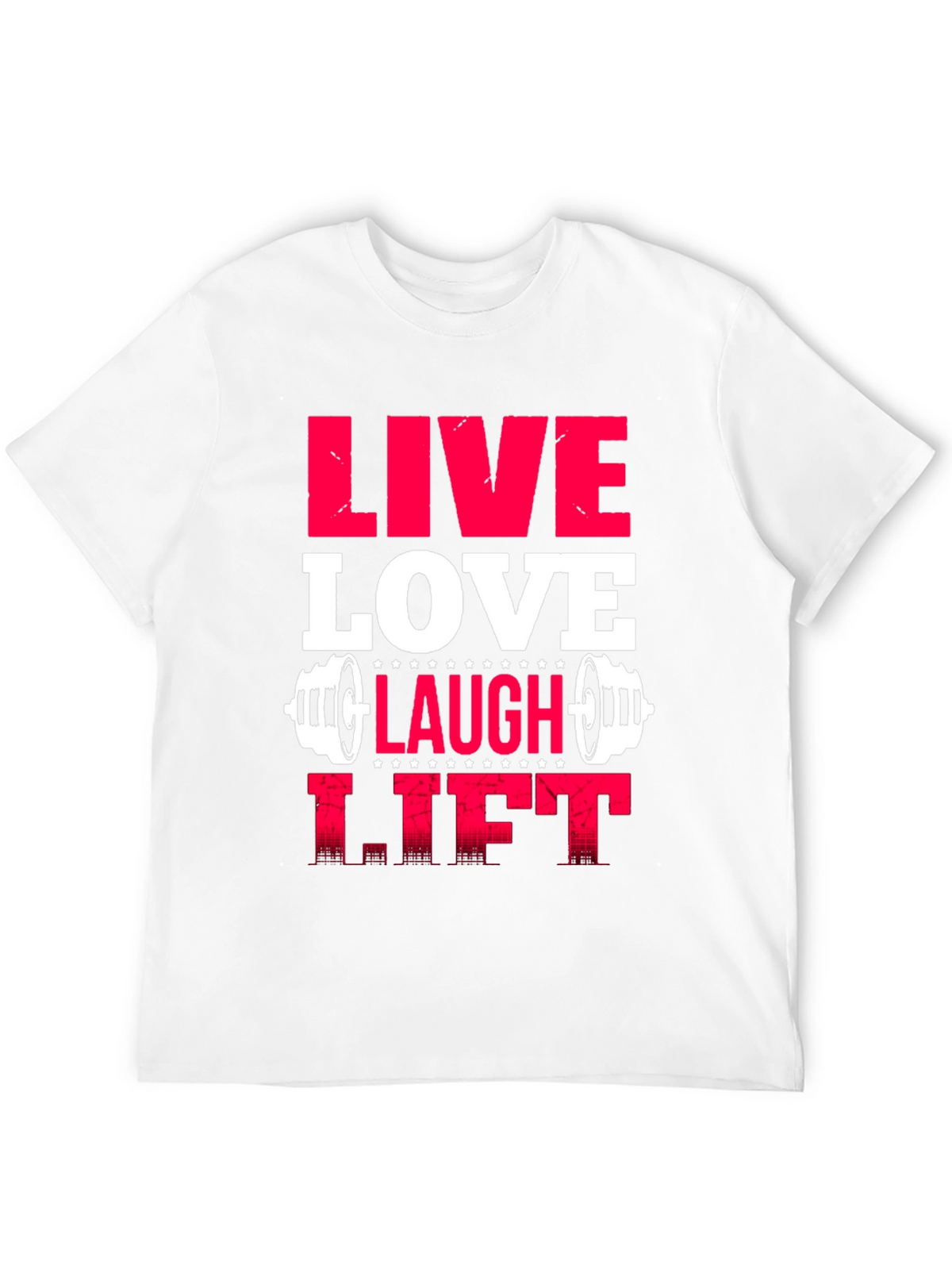 Live Love Laugh Lift Graphic Tee - Black