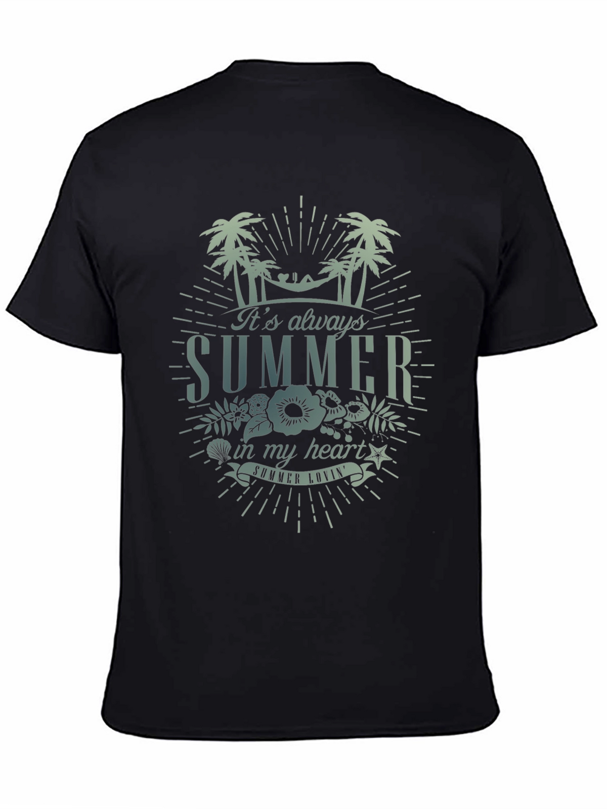 Summer Lovin Black T-Shirt