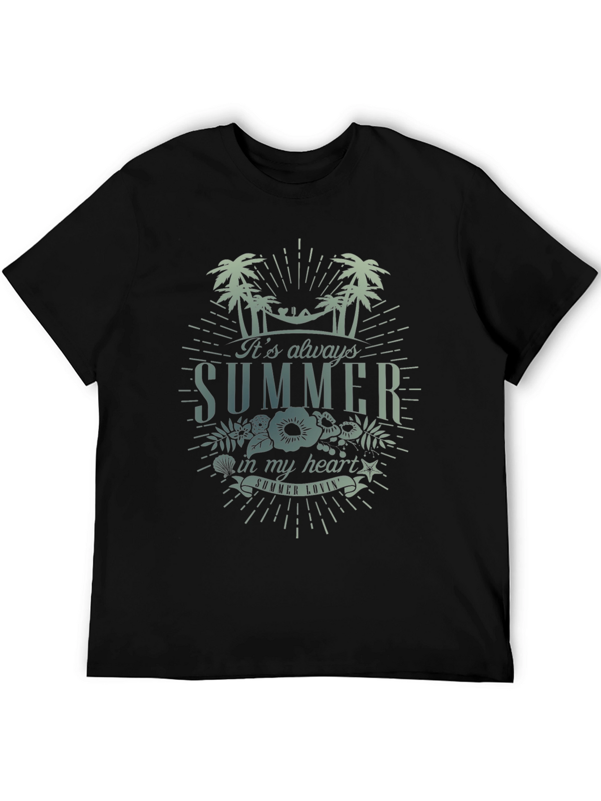 Summer Lovin Black T-Shirt