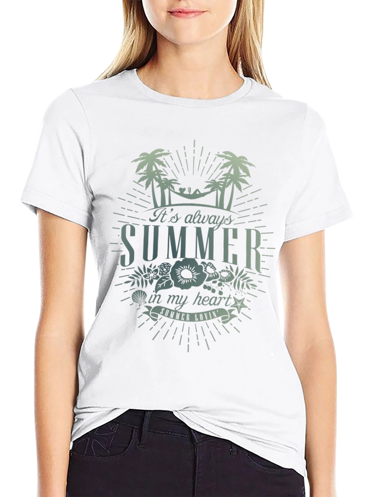 Summer Lovin Black T-Shirt