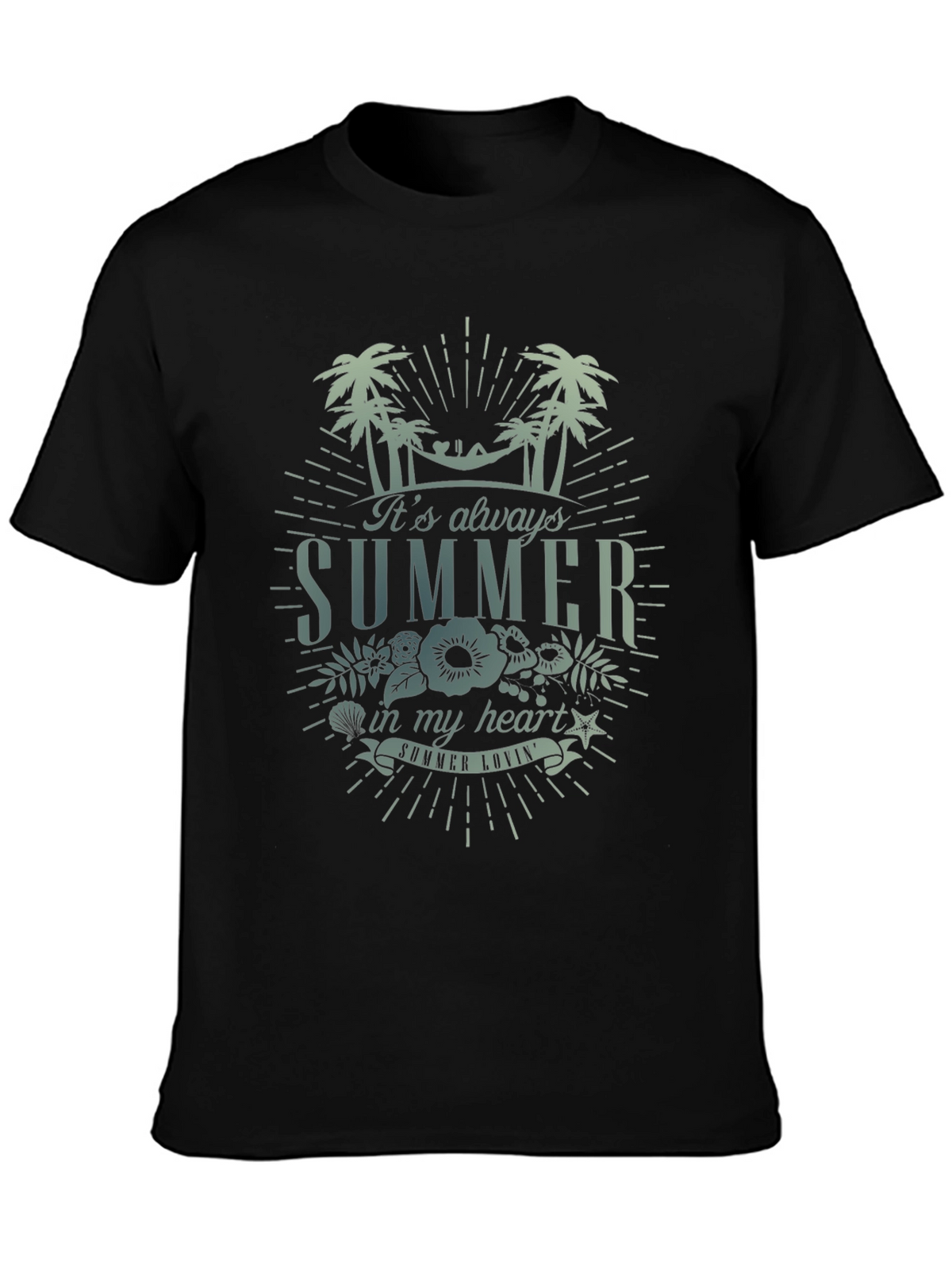 Summer Lovin Black T-Shirt