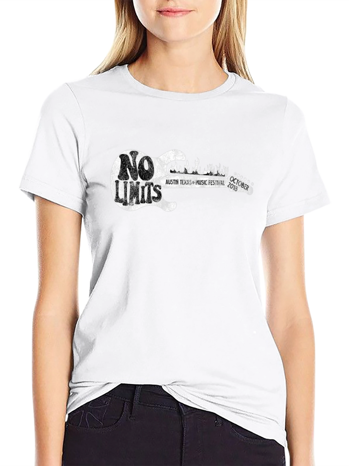 No Limits Austin Music Festival Black T-Shirt