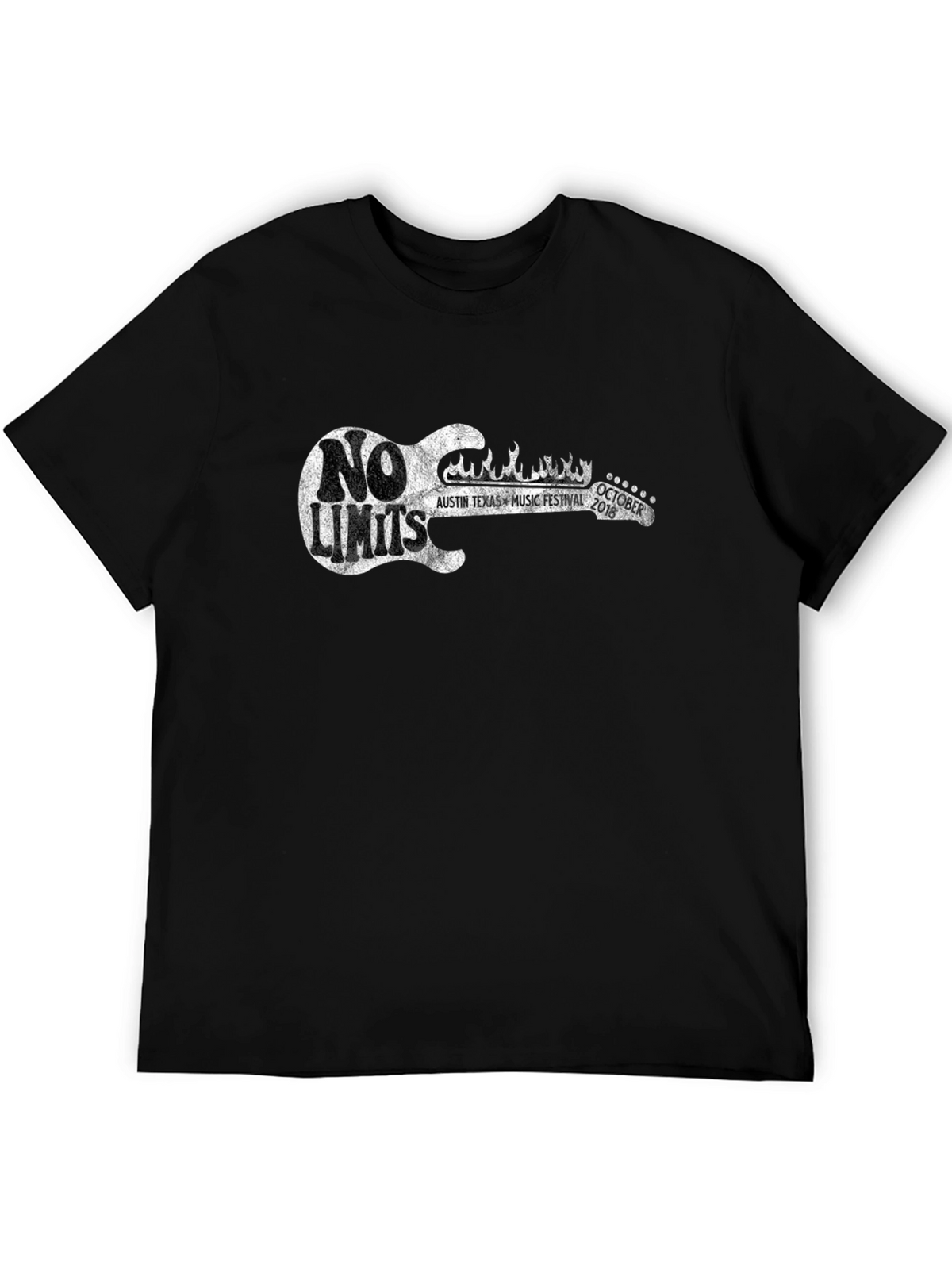 No Limits Austin Music Festival Black T-Shirt