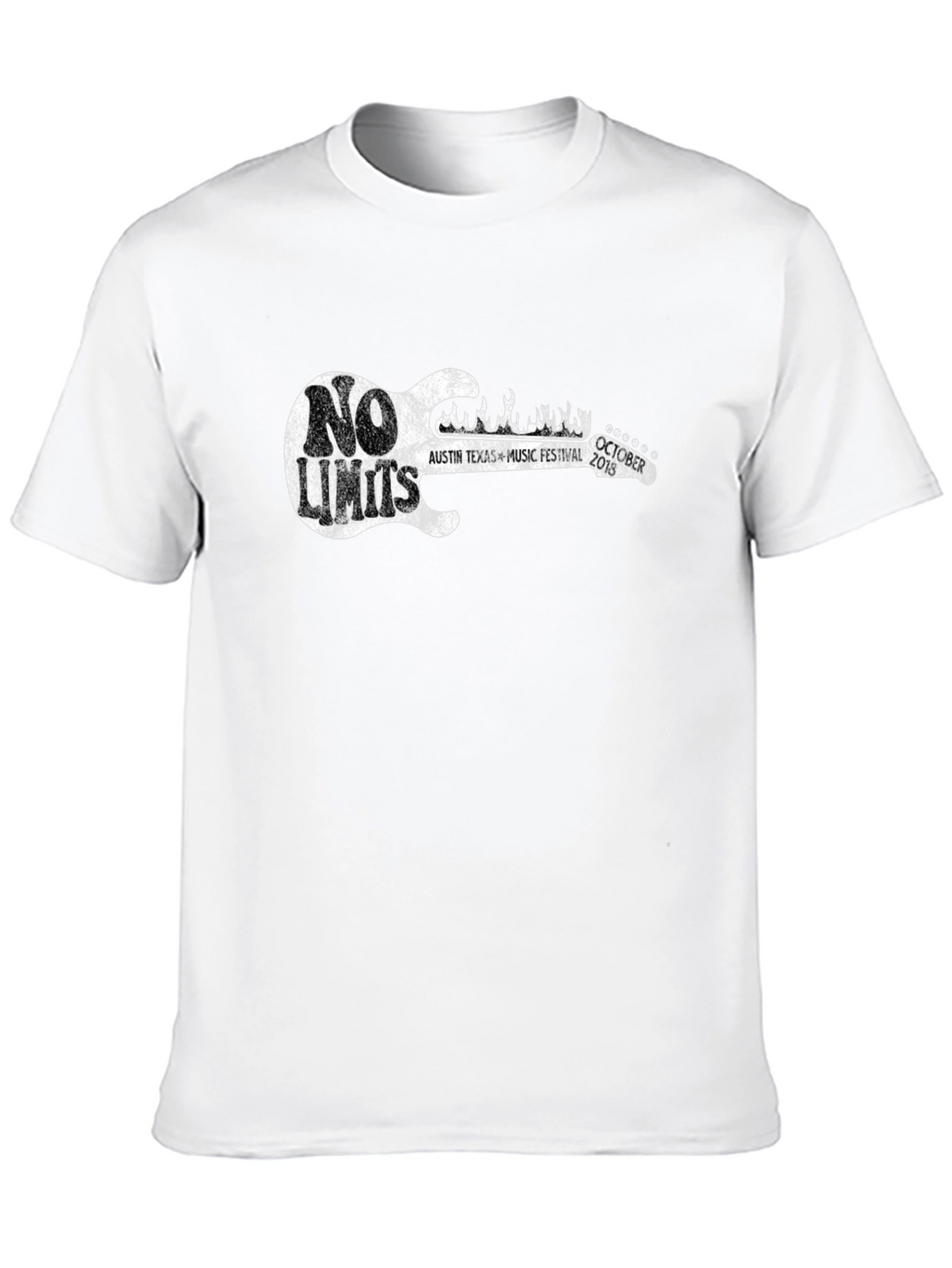 No Limits Austin Music Festival Black T-Shirt