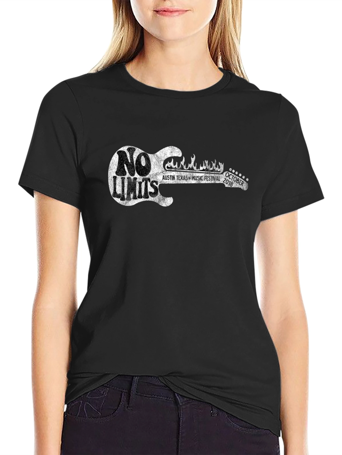 No Limits Austin Music Festival Black T-Shirt