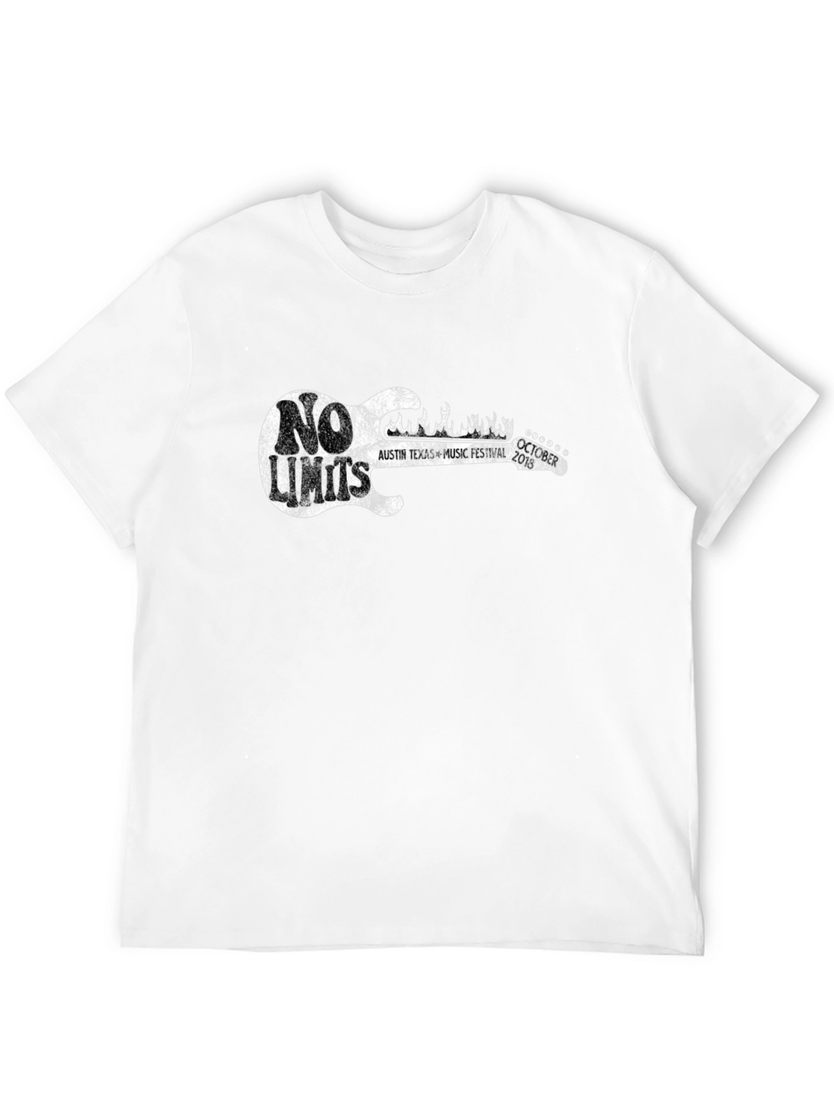 No Limits Austin Music Festival Black T-Shirt