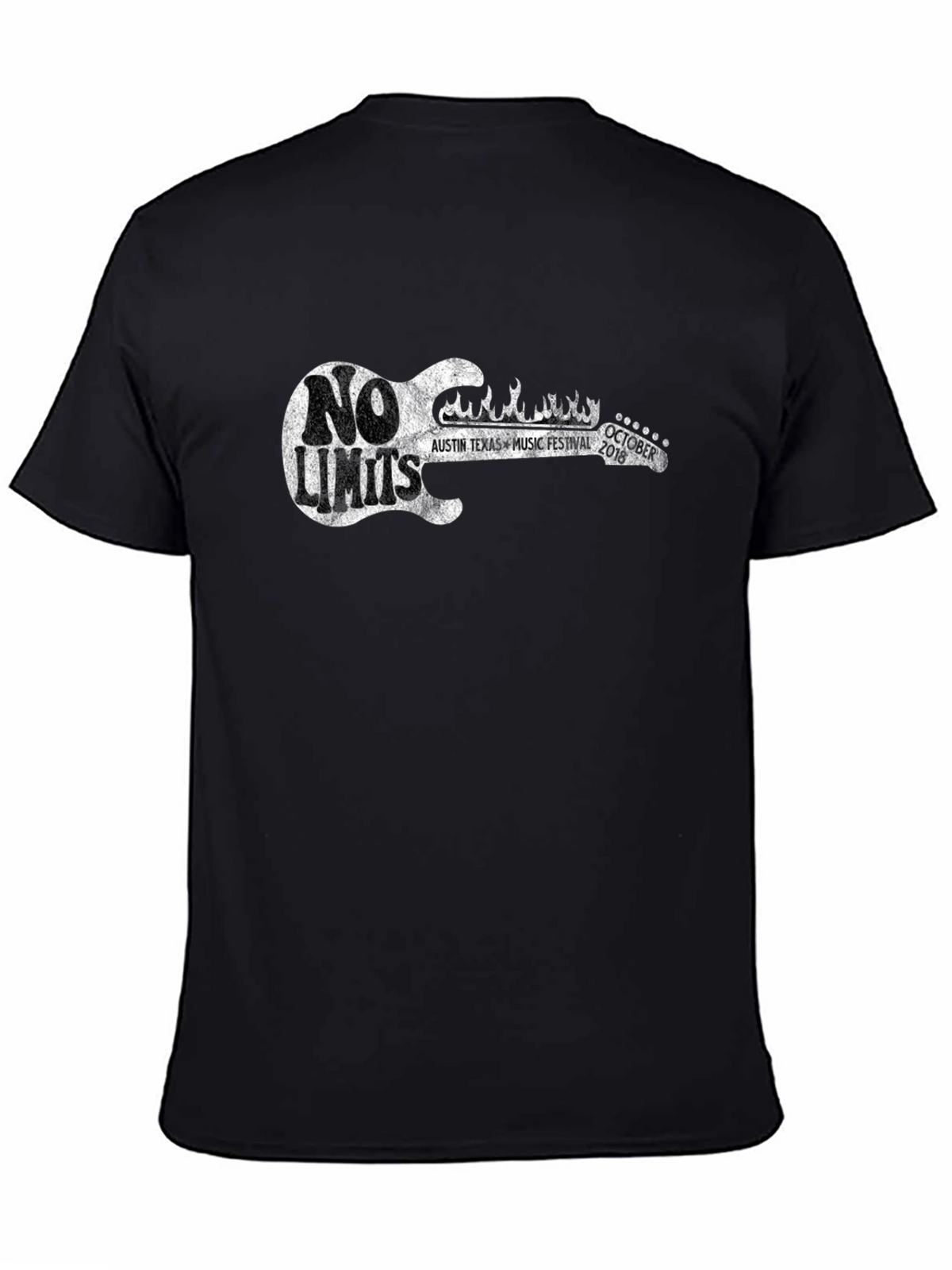 No Limits Austin Music Festival Black T-Shirt