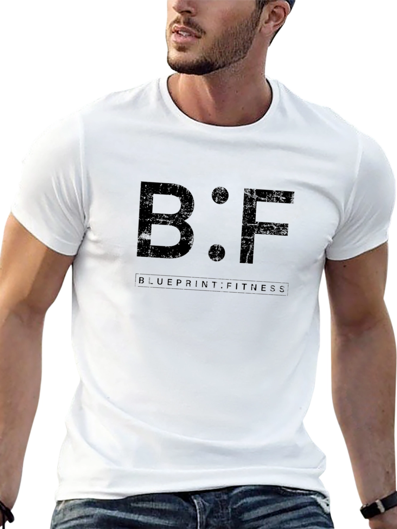 Blueprint Fitness B:F Black Graphic Tee