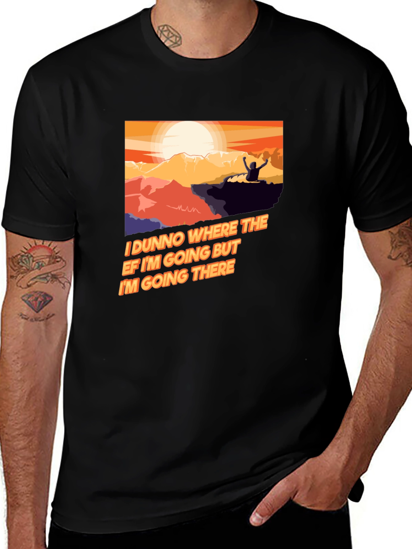 Mountain Adventure Graphic T-Shirt - Im Going There