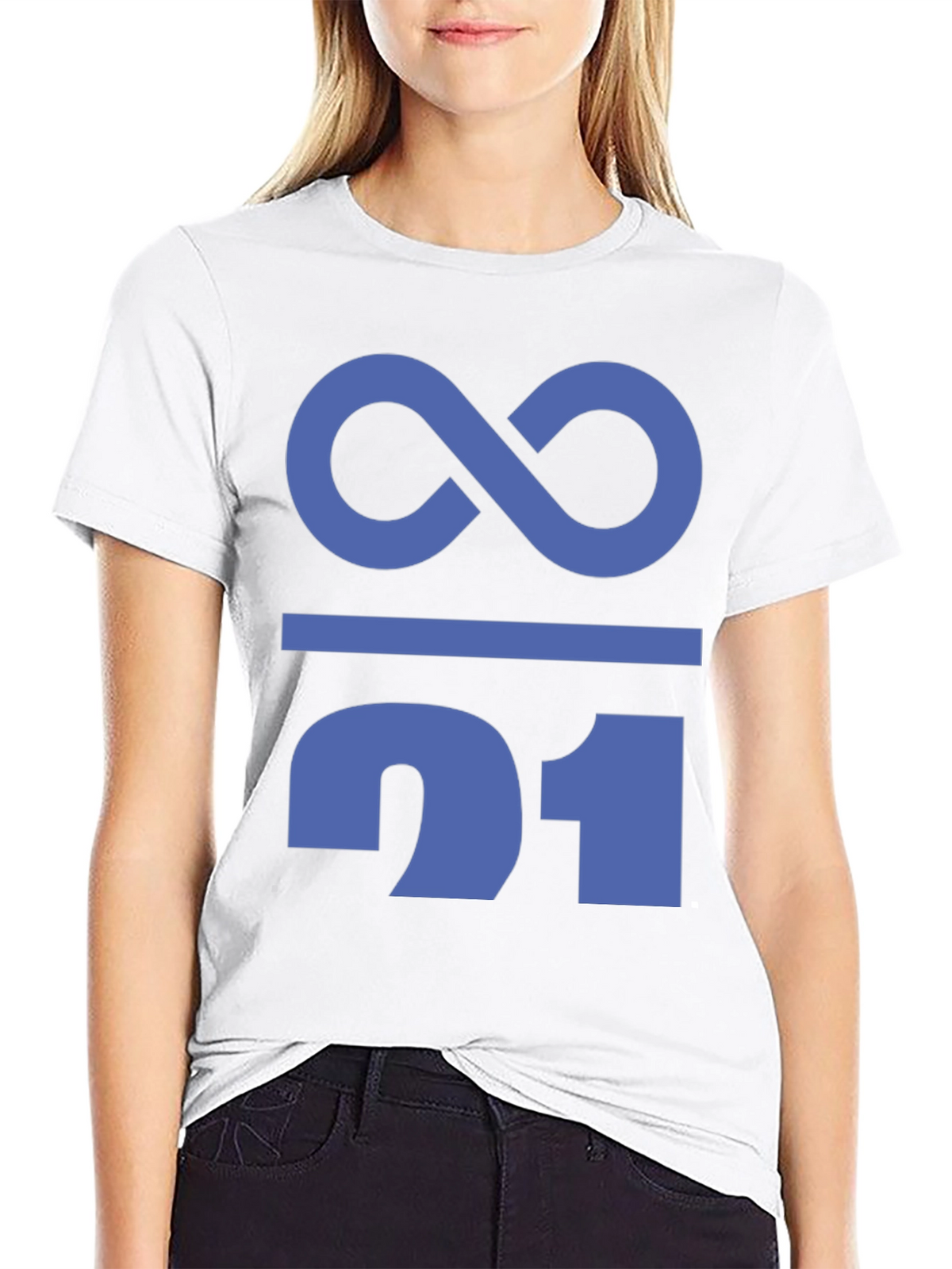 Math Humor T-Shirt - Infinity Over 21 Tee