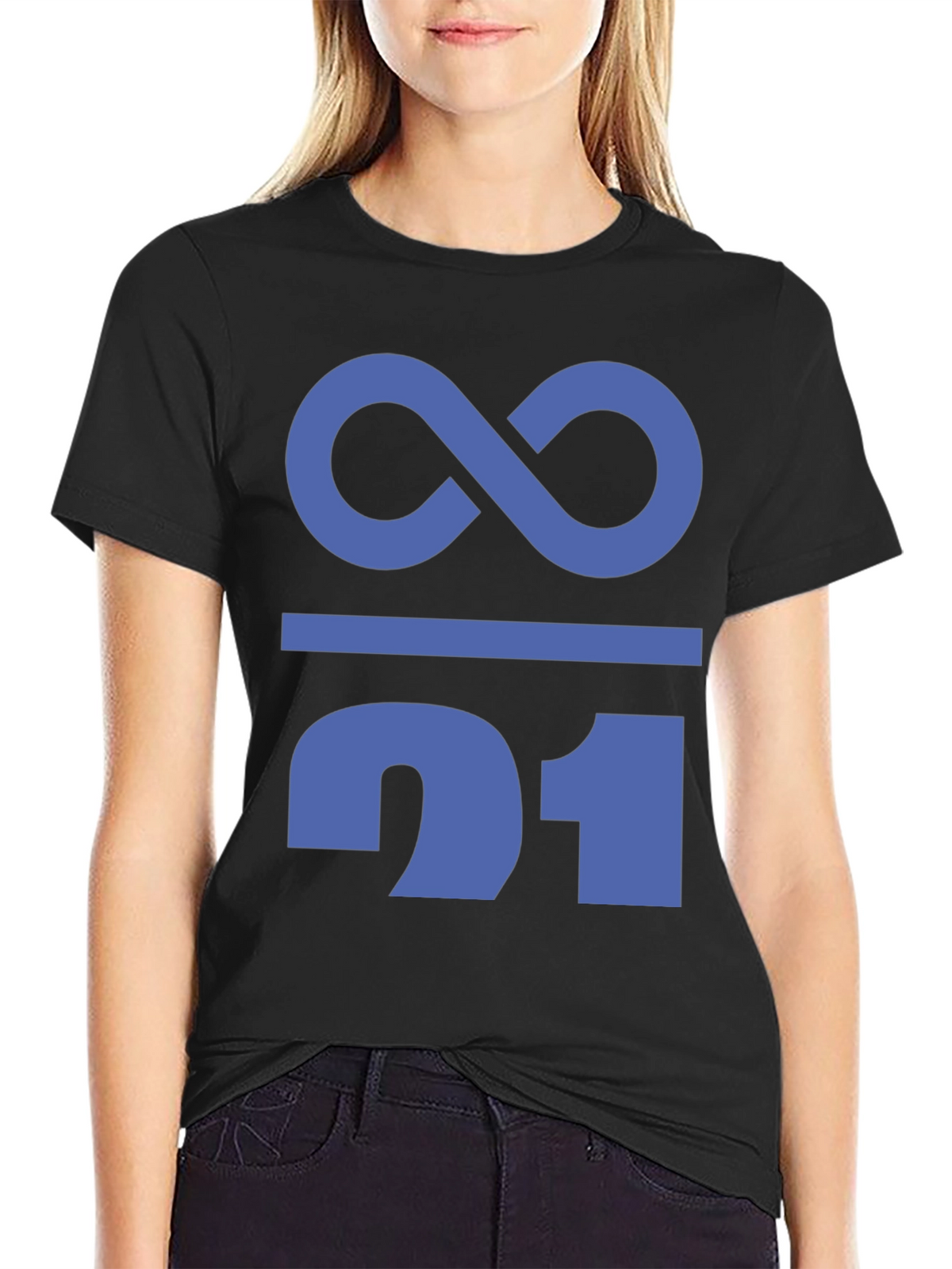 Math Humor T-Shirt - Infinity Over 21 Tee