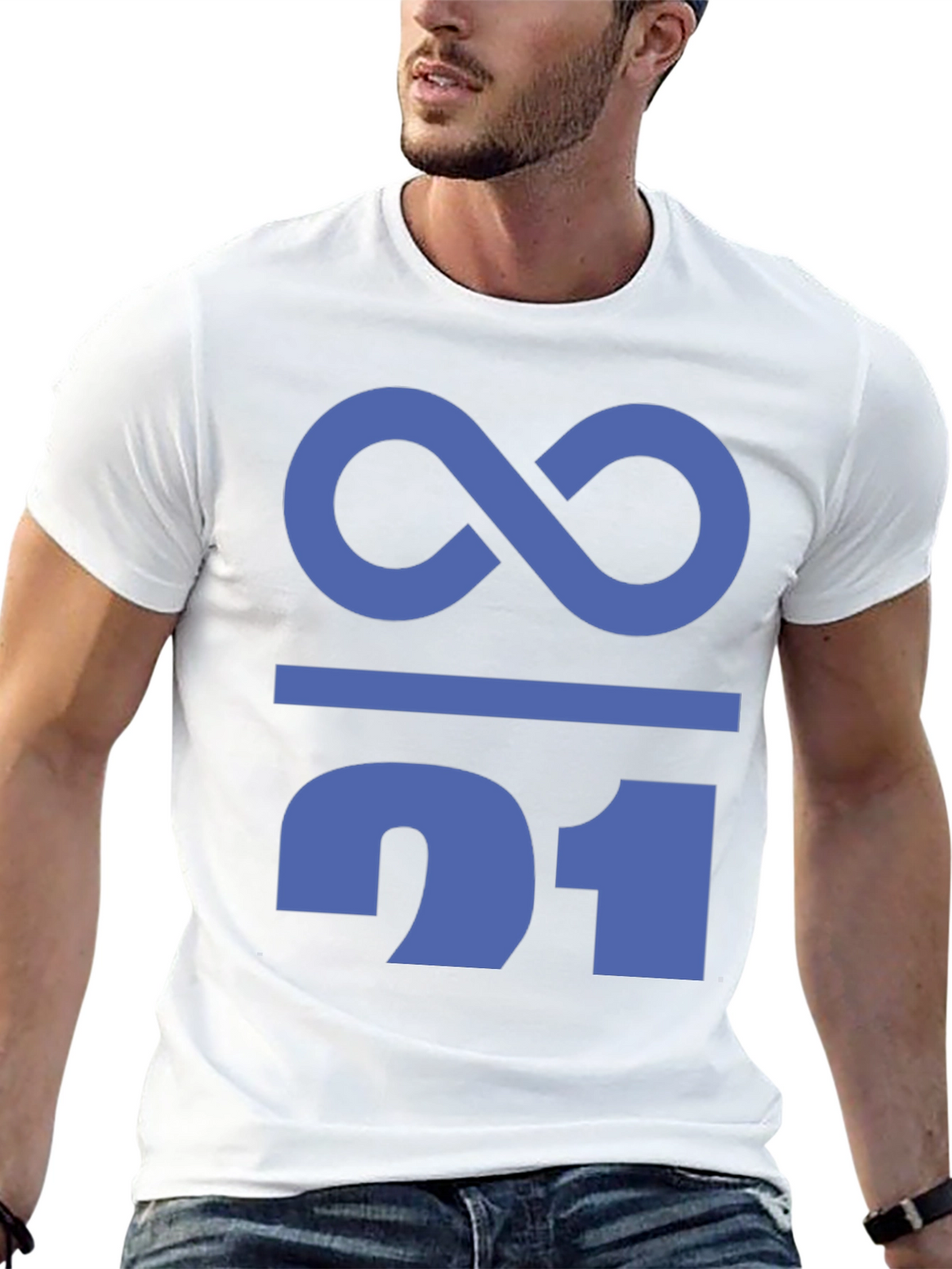 Math Humor T-Shirt - Infinity Over 21 Tee