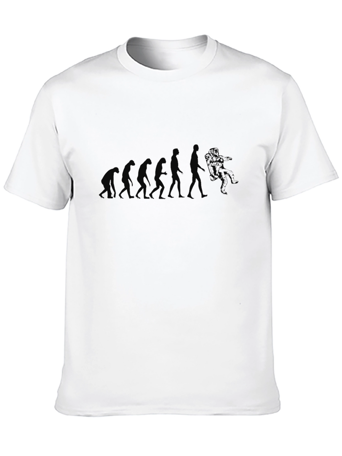 Evolution to Flowers T-Shirt - Black