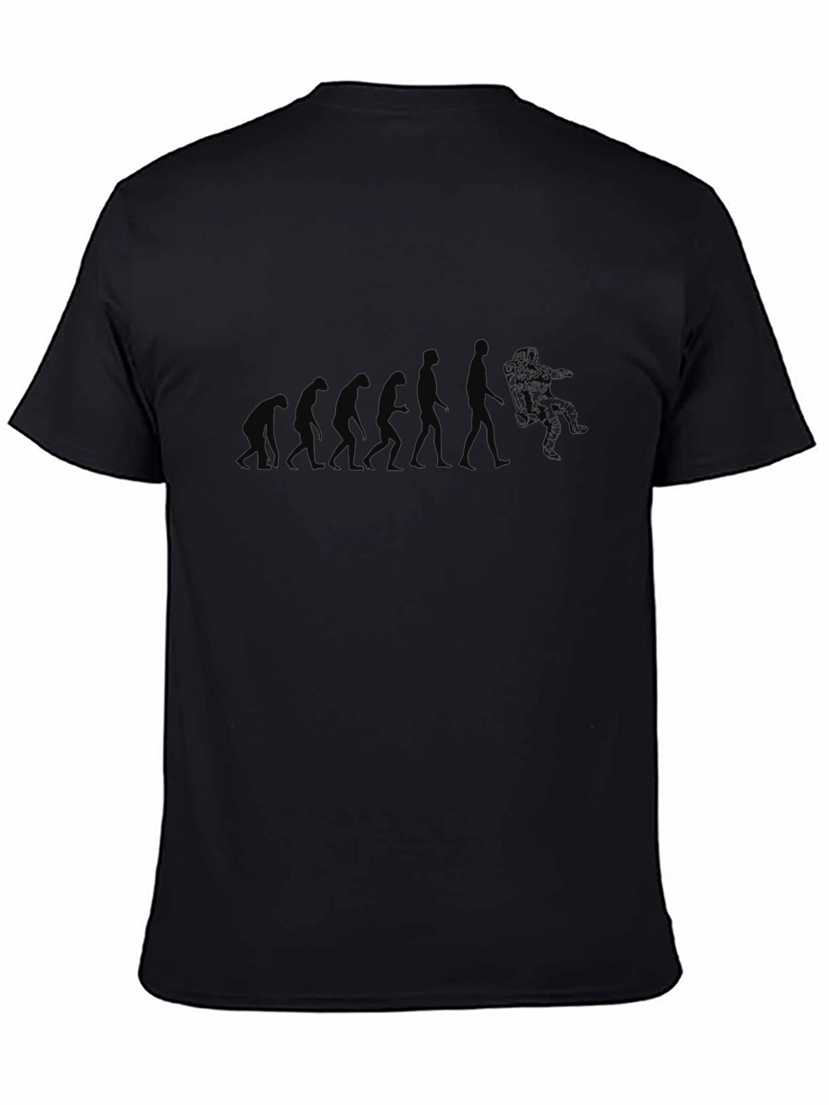Evolution to Flowers T-Shirt - Black