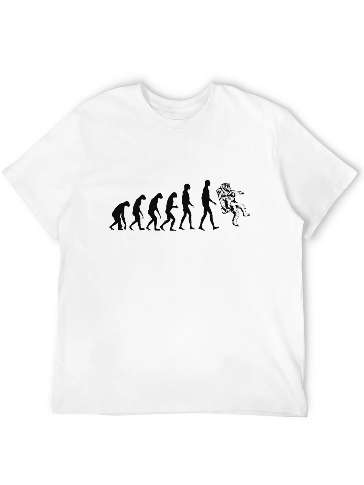 Evolution to Flowers T-Shirt - Black