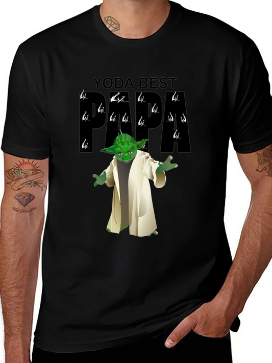 Yoda Best Papa Graphic T-Shirt - Star Wars Fathers Day