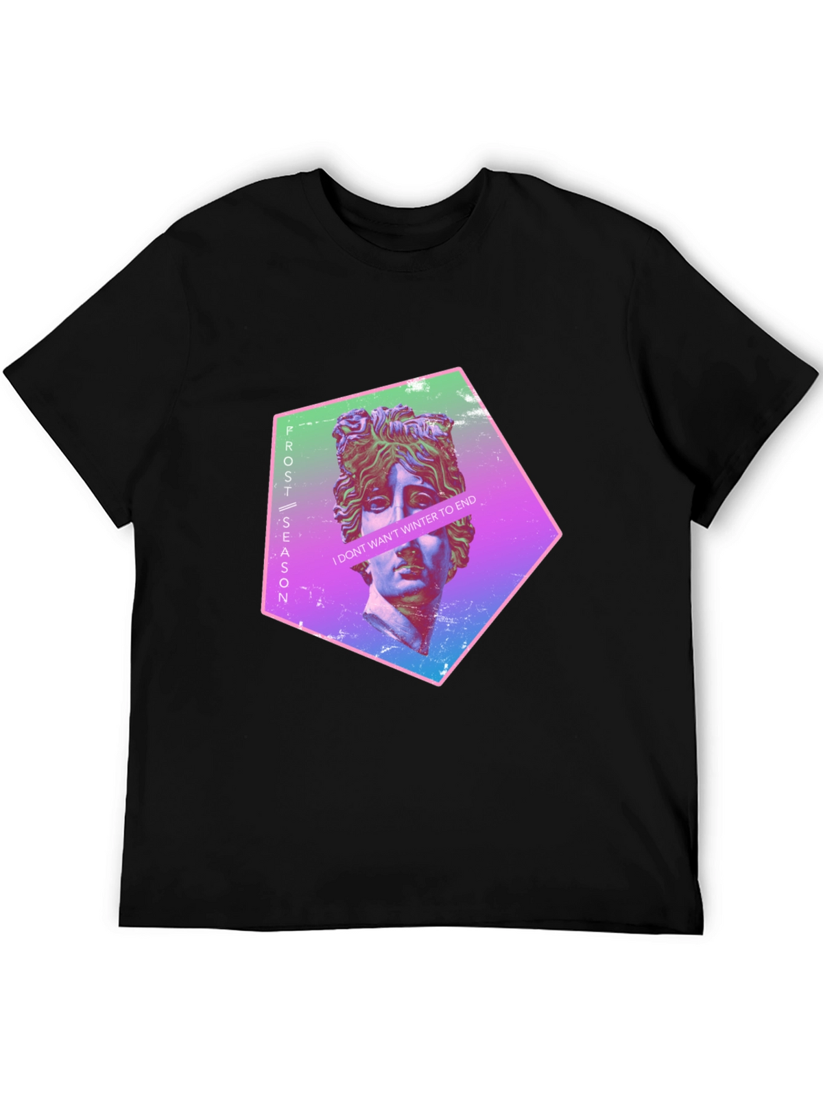 Frost Season Graphic Tee - Mens Black T-Shirt