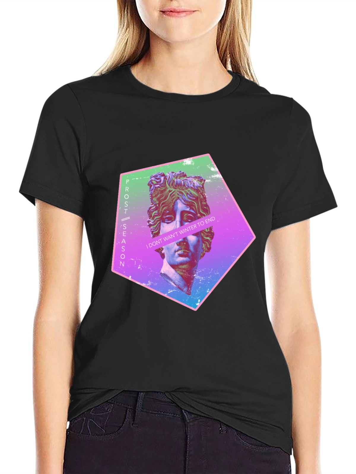 Frost Season Graphic Tee - Mens Black T-Shirt