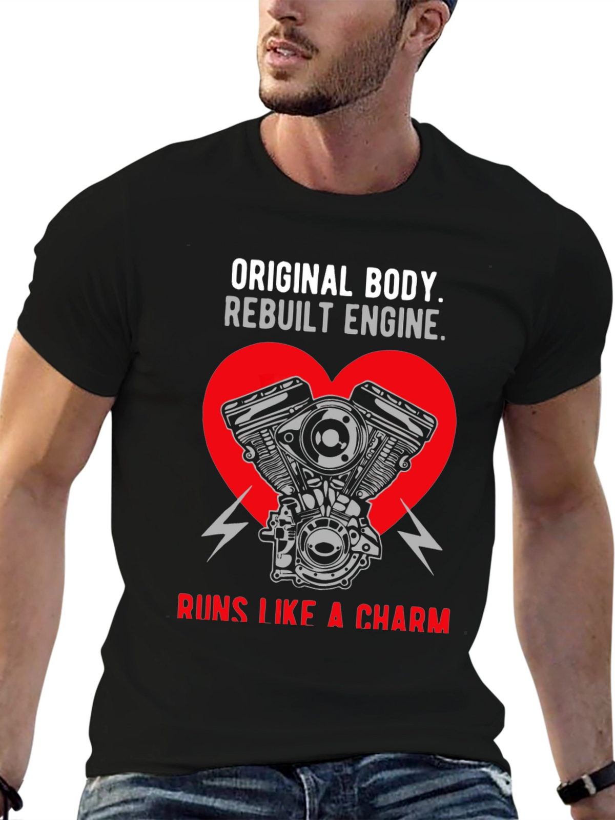 Original Body Rebuilt Engine T-Shirt