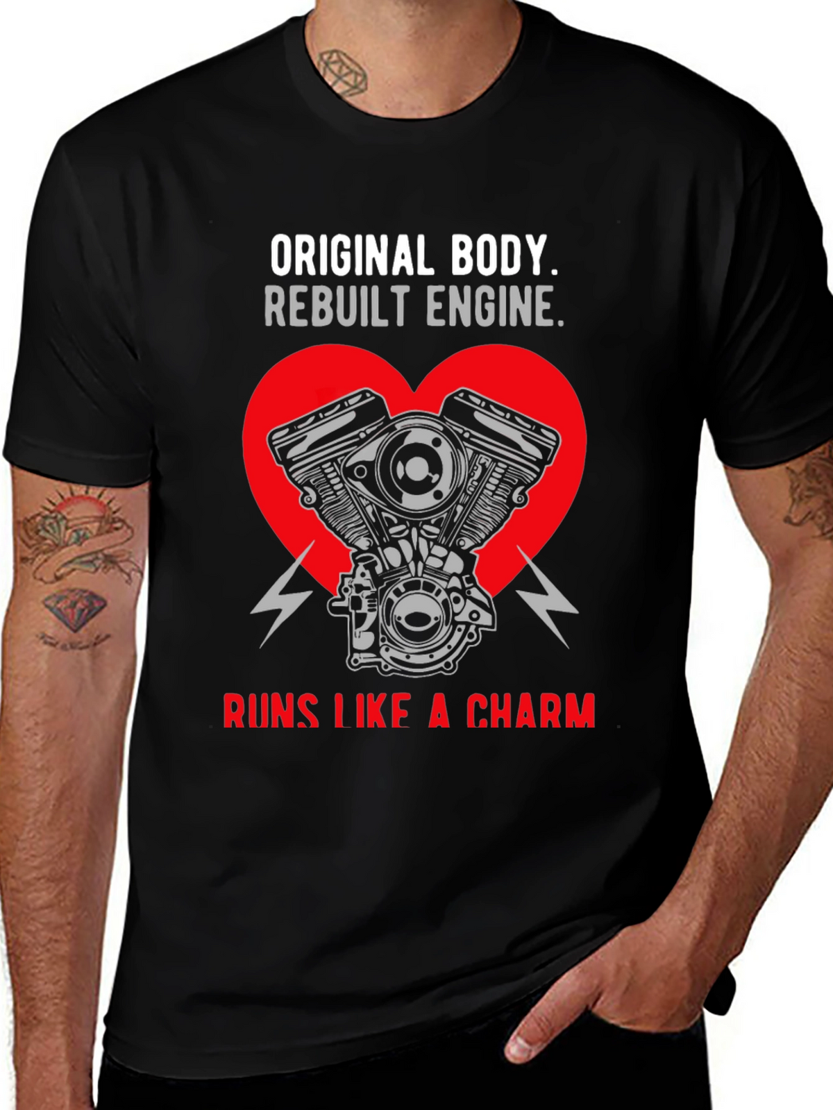 Original Body Rebuilt Engine T-Shirt