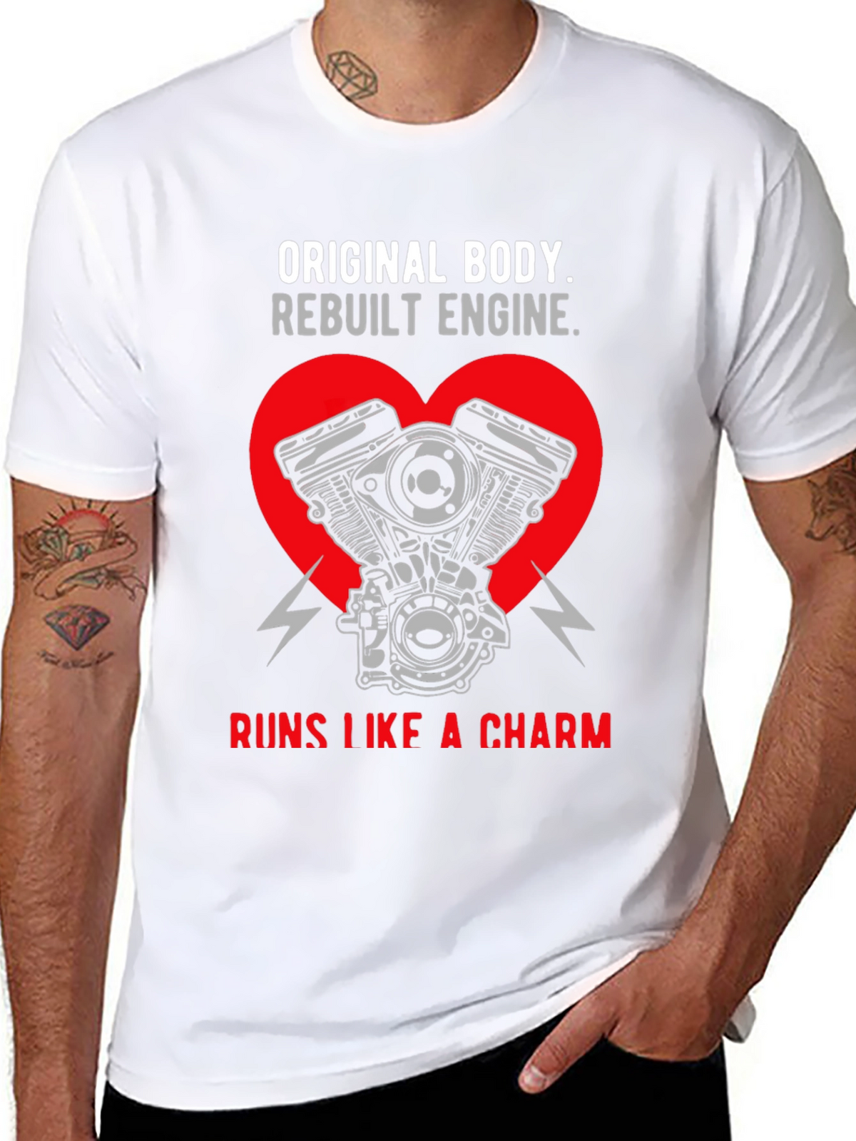 Original Body Rebuilt Engine T-Shirt