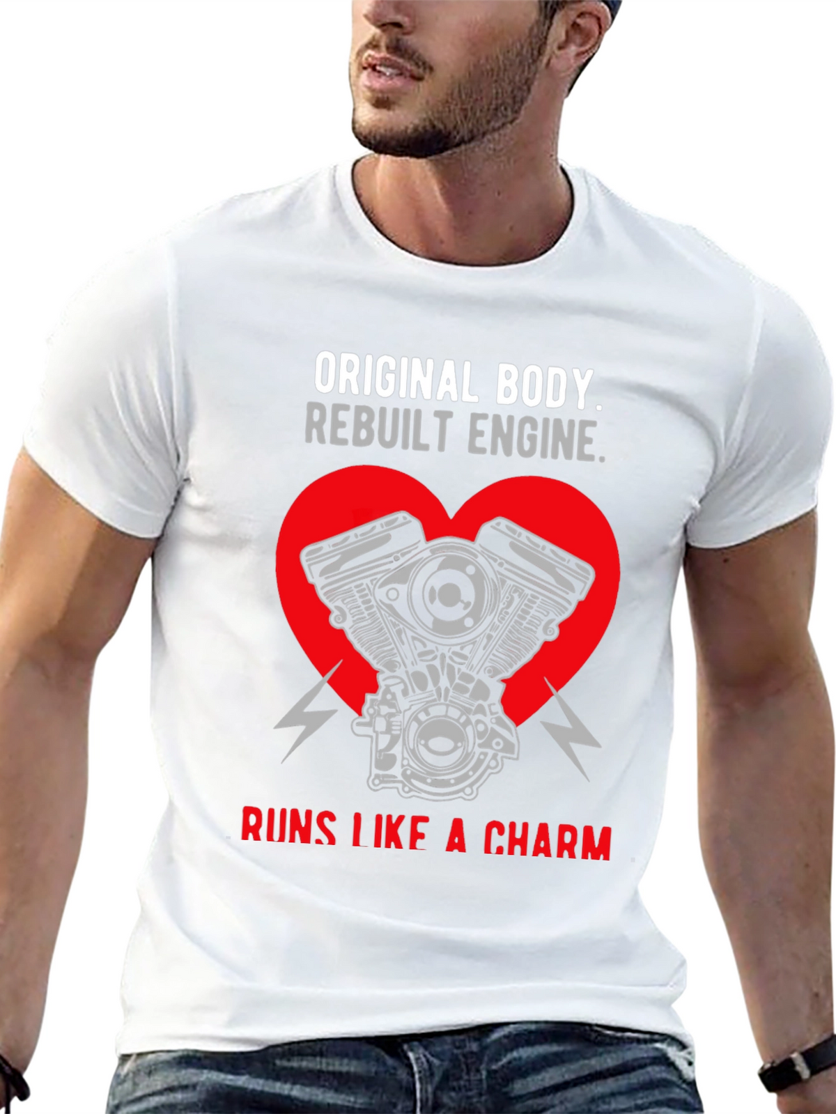Original Body Rebuilt Engine T-Shirt