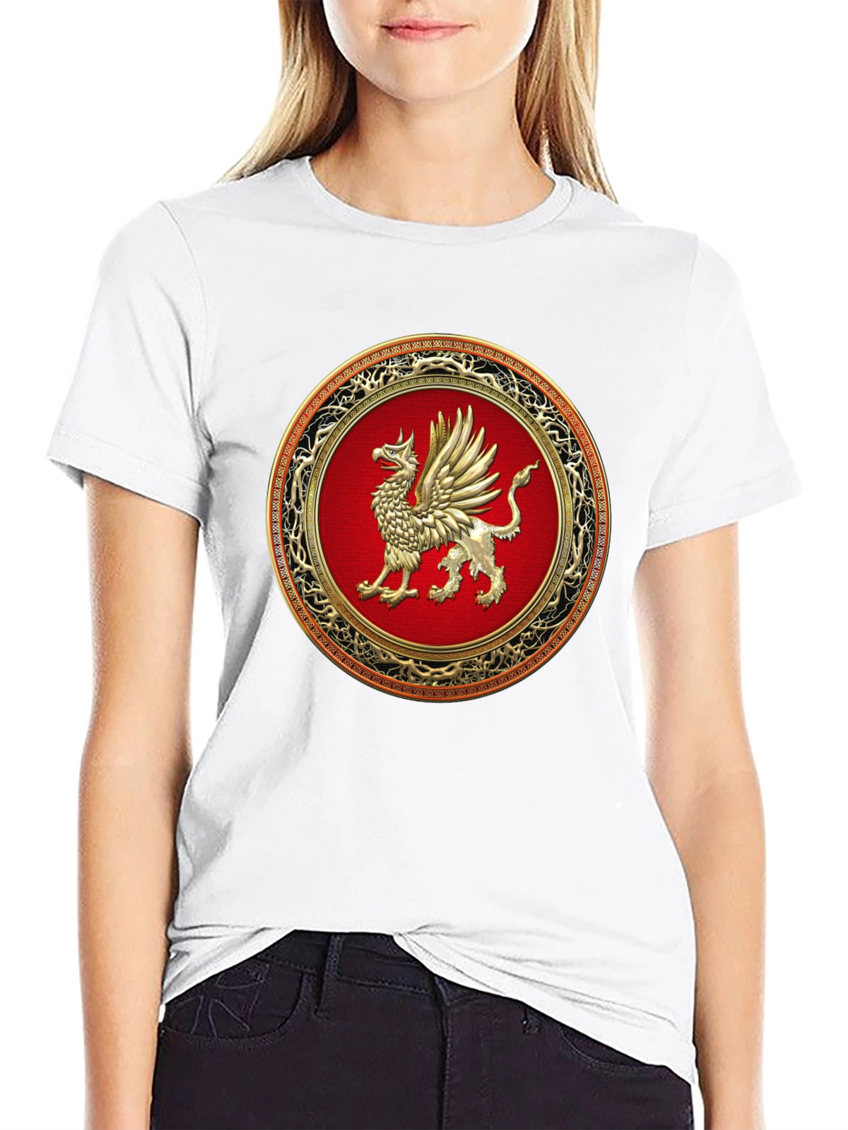 Griffin Emblem Black T-Shirt