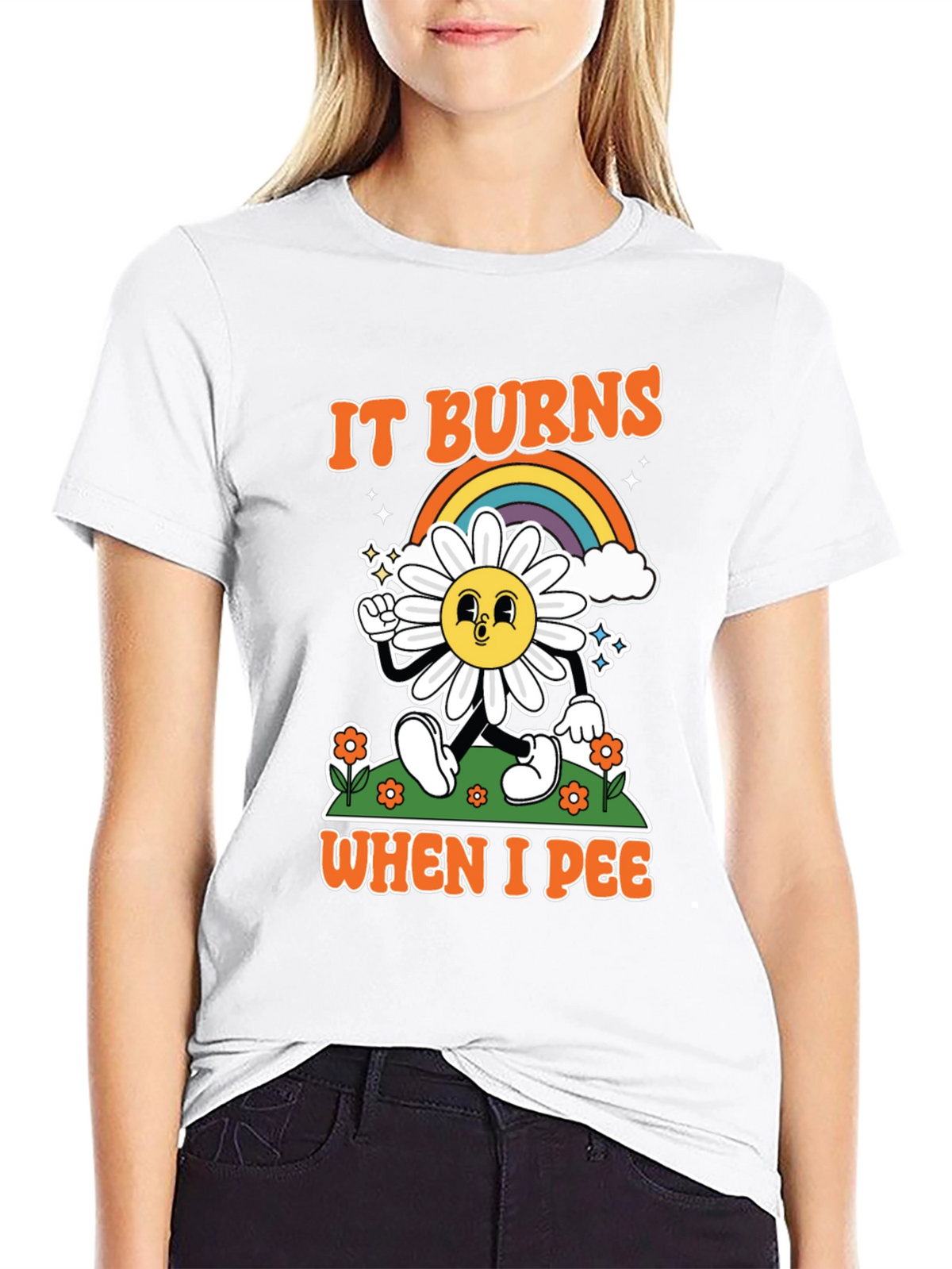 Funny It Burns When I Pee Graphic T-Shirt
