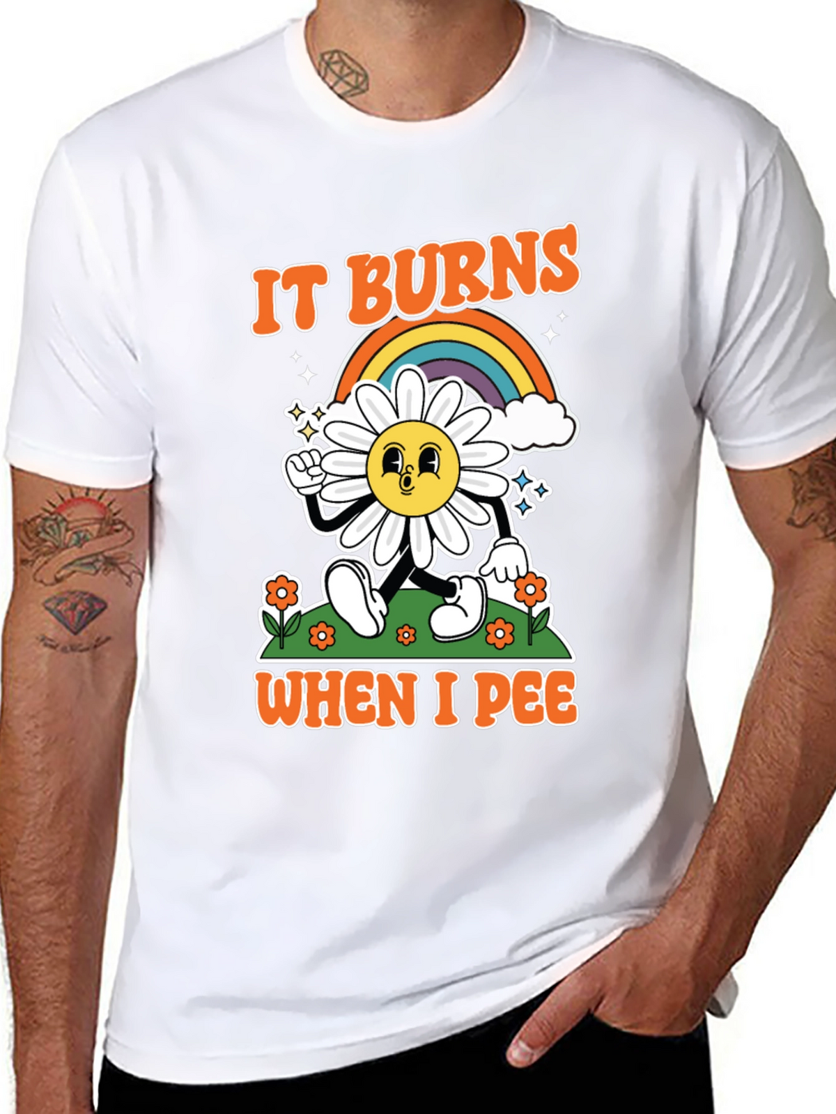 Funny It Burns When I Pee Graphic T-Shirt