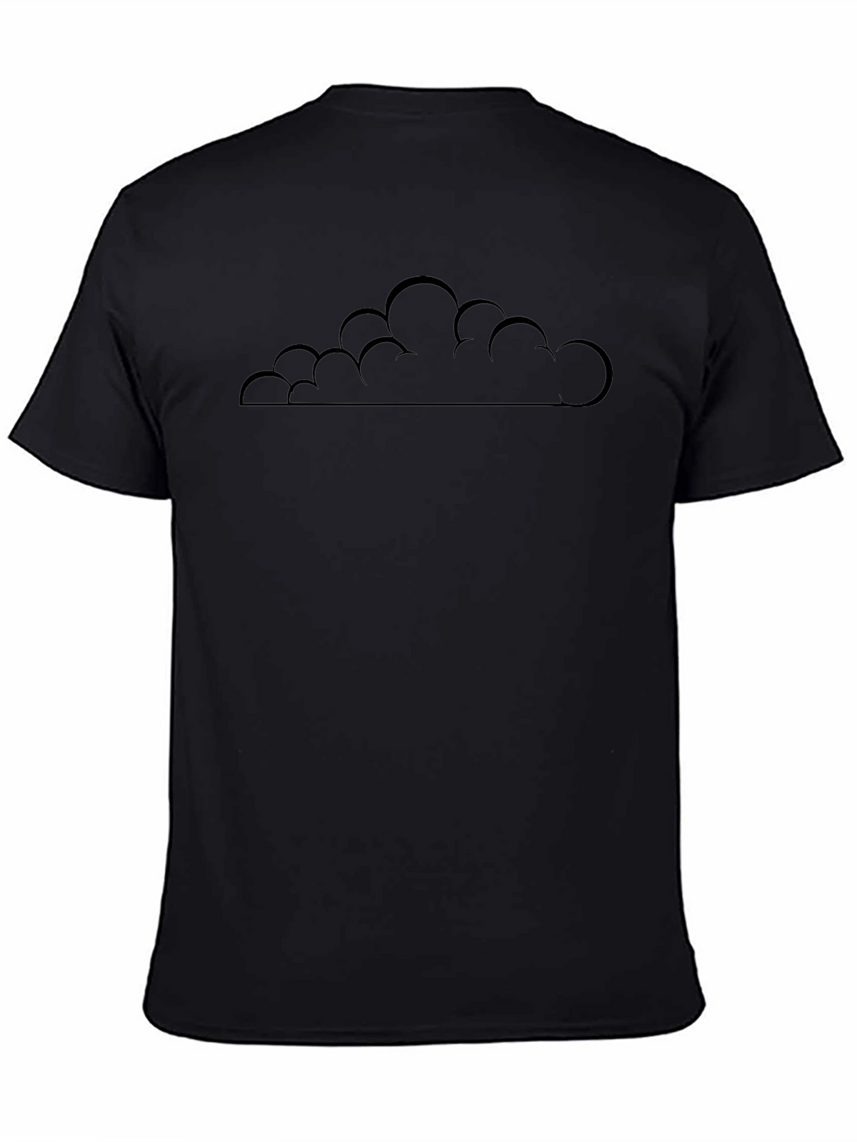 Mens Black Cloud Graphic Tee - Weather Ready!