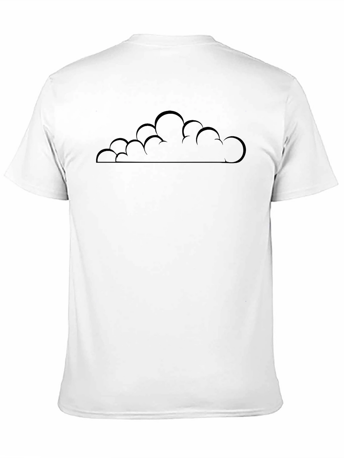 Mens Black Cloud Graphic Tee - Weather Ready!