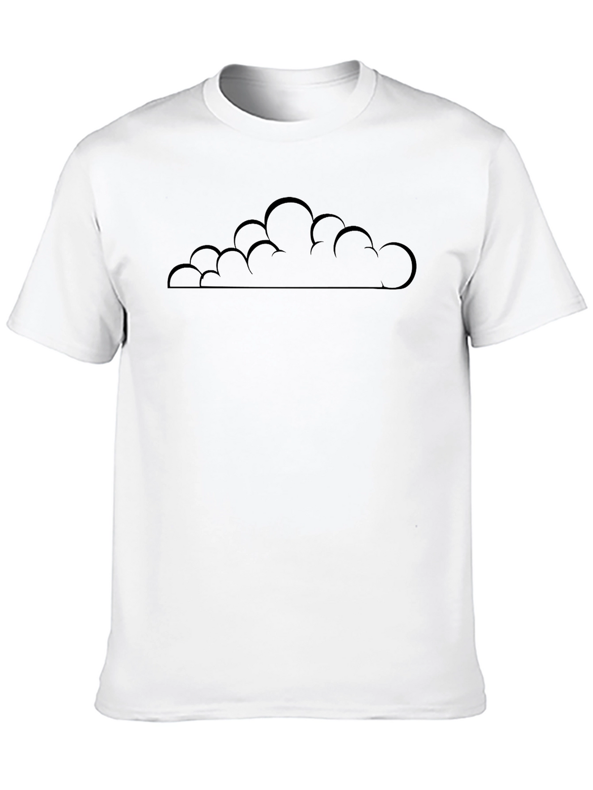 Mens Black Cloud Graphic Tee - Weather Ready!