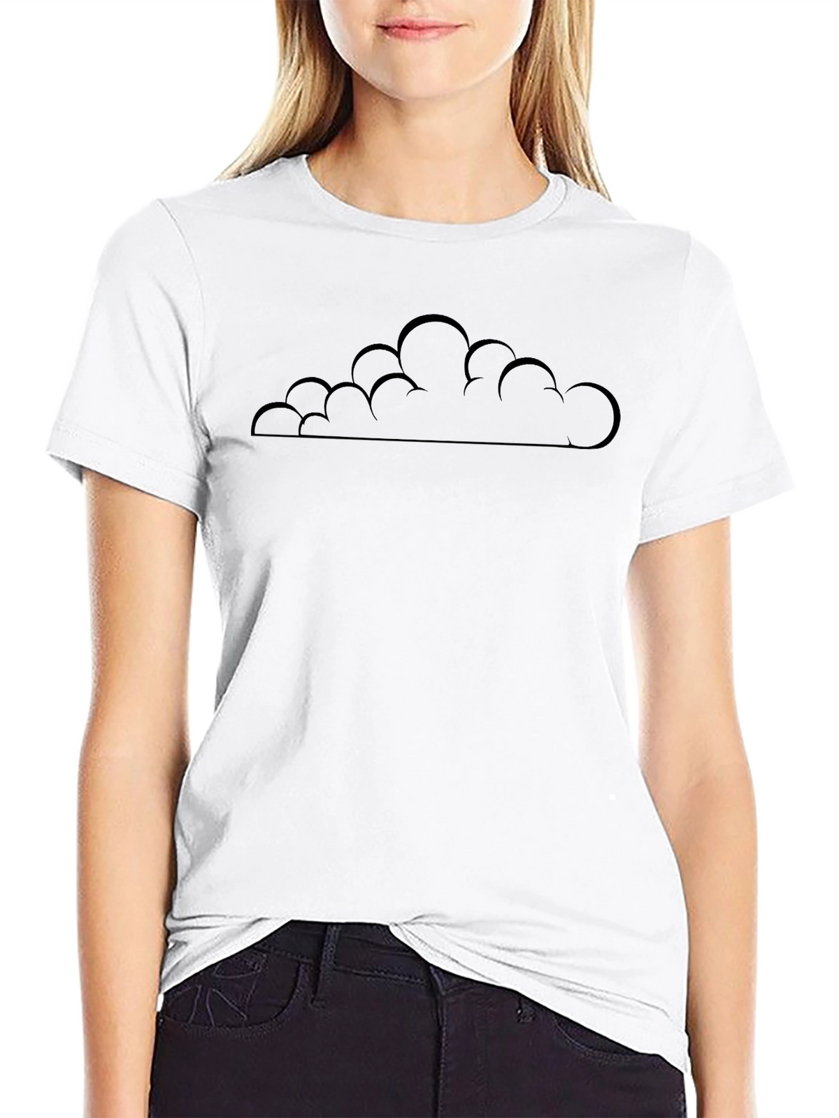 Mens Black Cloud Graphic Tee - Weather Ready!