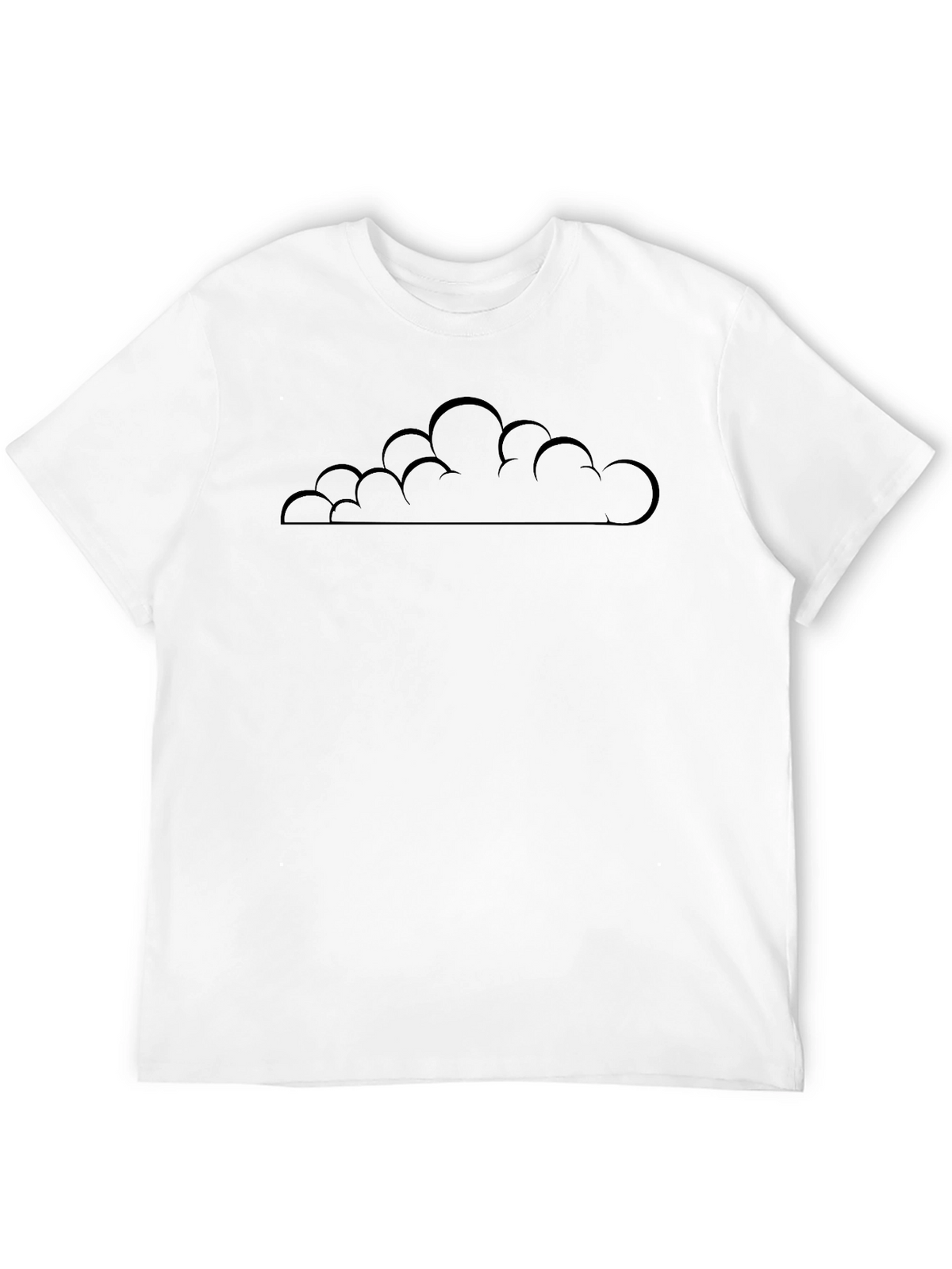 Mens Black Cloud Graphic Tee - Weather Ready!