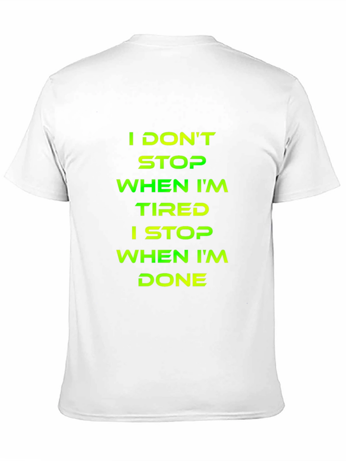 Motivational Graphic T-Shirt - Never Quit